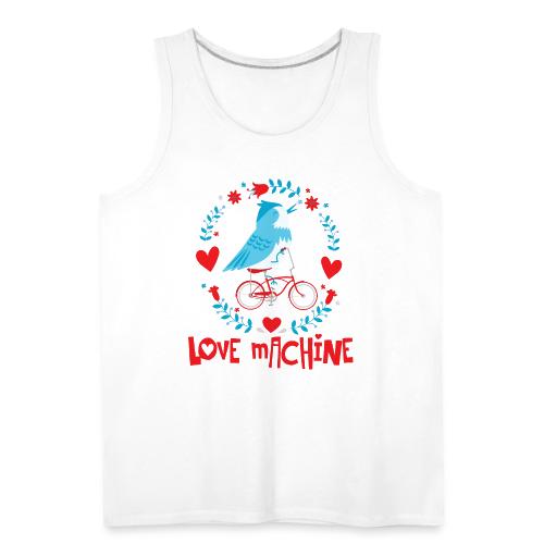 Cute Love Machine Bird - Men's Premium Tank