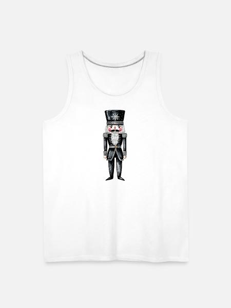 Black Nutcracker Soldier - Men's Premium Tank - white