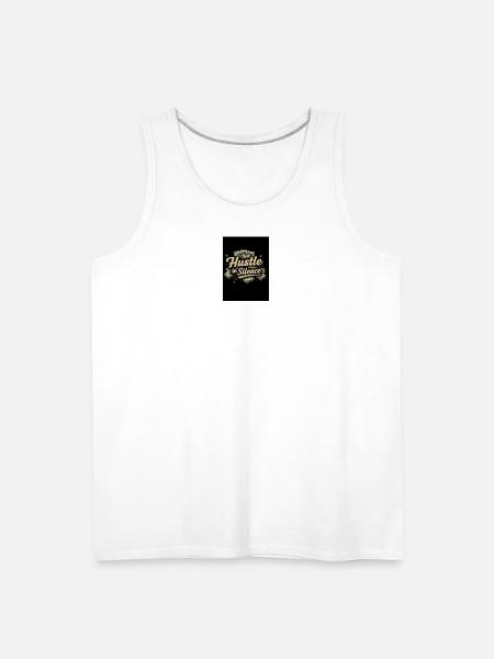 Motivational & Comfy Tee - Men's Premium Tank - white