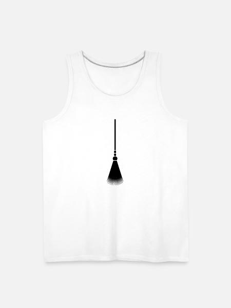 broom - Men's Premium Tank - white