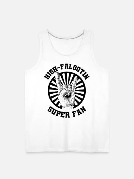 High Falootin Superfan - Men's Premium Tank - white
