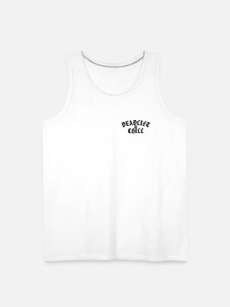 Deadlift and Chill - Men's Premium Tank - white