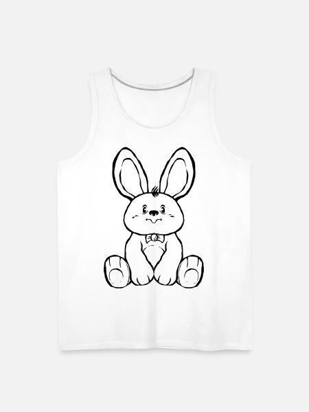 Justbunny - Men's Premium Tank - white