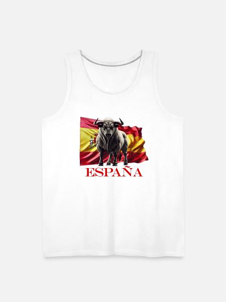 ESPAÑA - Men's Premium Tank - white
