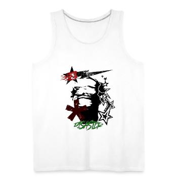 DISASTER STREETWEAR - Men's Premium Tank - white - Front