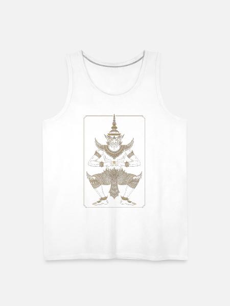 Golden Dancer Guardian - Men's Premium Tank - white