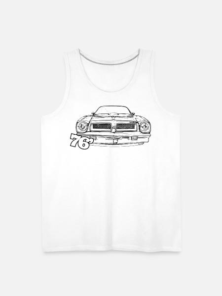 76 FIREBIRD TRANS AM - Men's Premium Tank - white