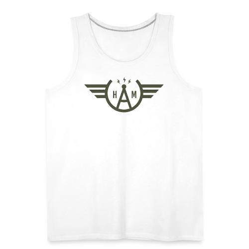 Doug's Ham Radio Winged Emblem - AB5FG - Men's Premium Tank