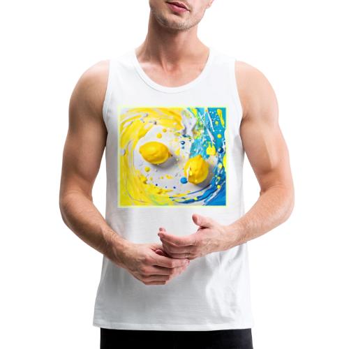 Lemons in a Splash - Men's Premium Tank