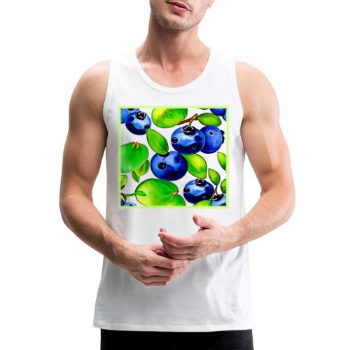 Fresh Blueberry Art - Men's Premium Tank