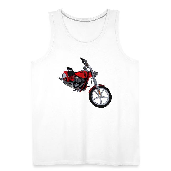 Motorcycle red