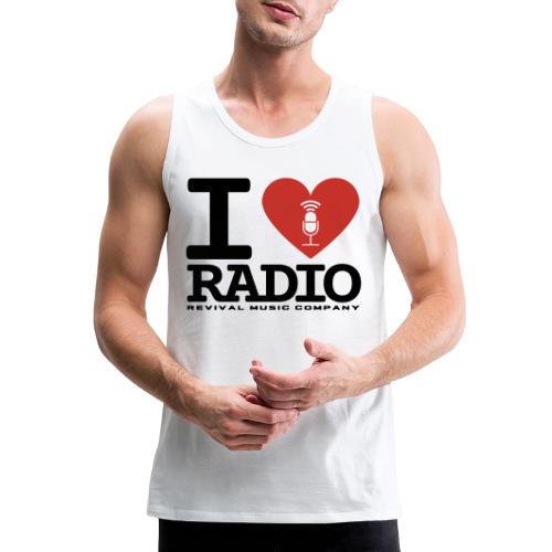 I Love Radio - Men's Premium Tank