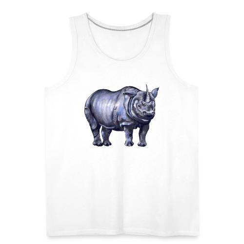 One horned rhino - Men's Premium Tank