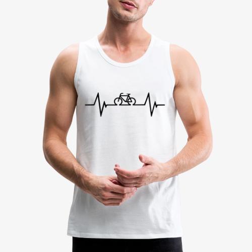 Bicycle Hearbeat - Men's Premium Tank