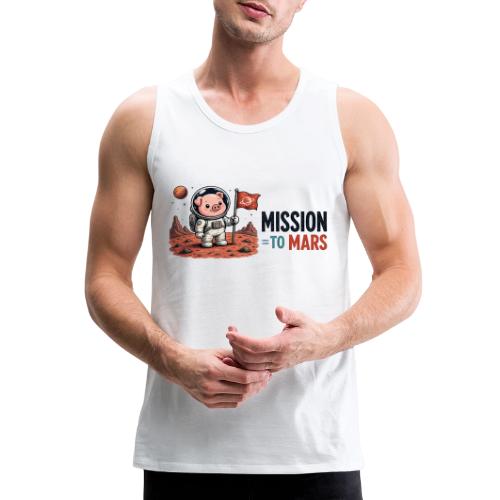 Mission To Mars Space Pig - Men's Premium Tank