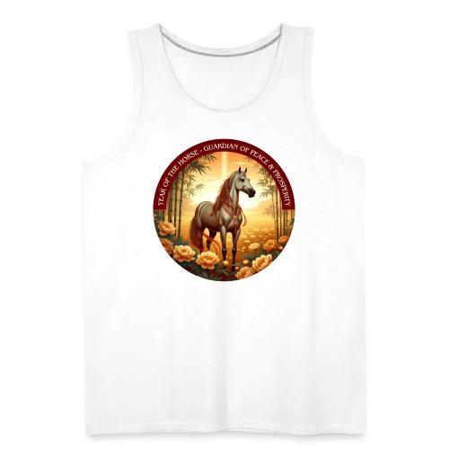 Year of the Horse Guardian T Shirt, Lunar New Year - Men's Premium Tank