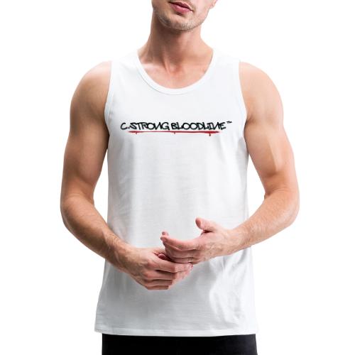 C.Strong Bloodline Logo (Black) - Men's Premium Tank