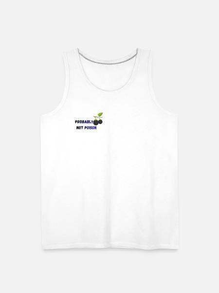 Probably Not Poison -Black Nightshade - Men's Premium Tank - white