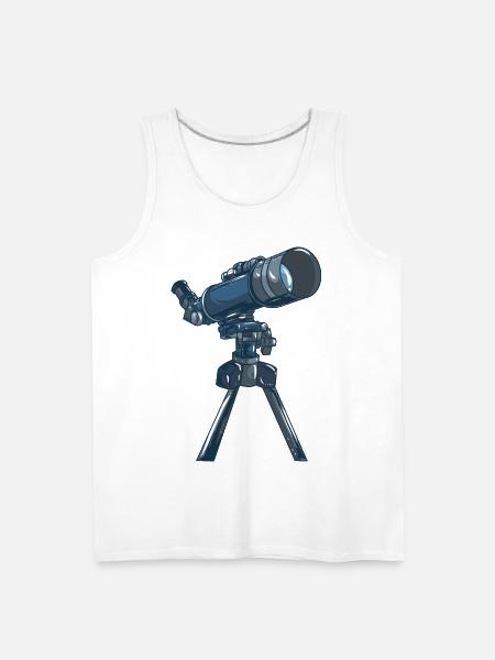 Telescope - Men's Premium Tank - white