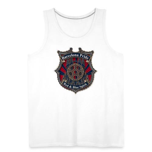 Barcelona Scarlet Pride T Shirt, Soccer City Gift - Men's Premium Tank