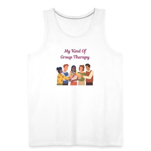 Wine Group Therapy - Men's Premium Tank