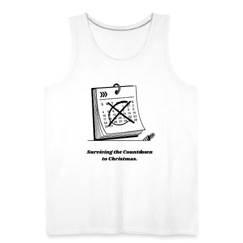 Countdown to Christmas T-Shirt - Men's Premium Tank