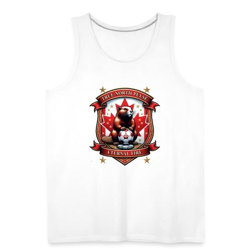 Canada Beaver Crest T-Shirt, Pride Badge Gift - Men's Premium Tank
