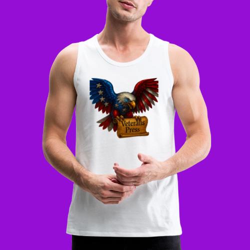 Veterans Press Bald Eagle - Men's Premium Tank