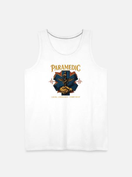 Paramedic  - Men's Premium Tank - white