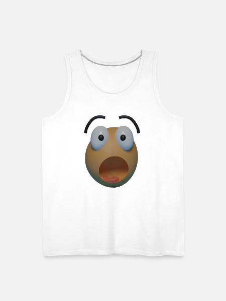 Surprised face - Men's Premium Tank - white