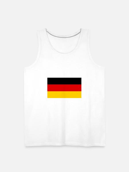 flag germany - Men's Premium Tank - white