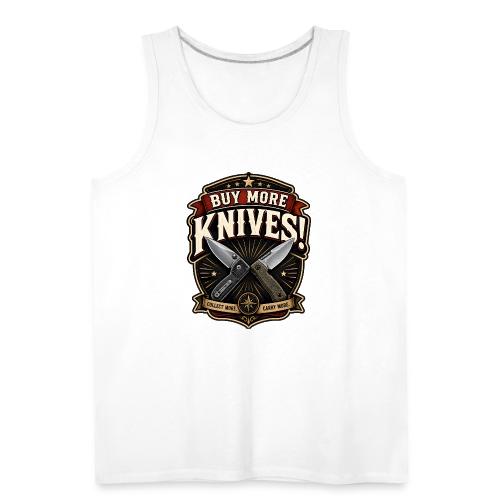 Buy More Knives Emblem - Tactical Pocket Knife EDC - Men's Premium Tank