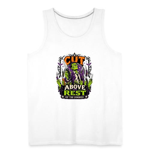 Cut Above The Rest Zombie Pocket Knife Halloween - Men's Premium Tank