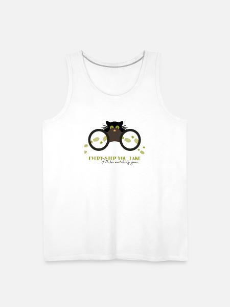 every step you take - Men's Premium Tank - white