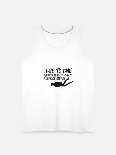 scuba diving - Men's Premium Tank - white