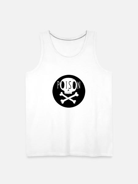 POISON - Men's Premium Tank - white