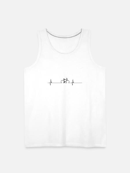 Cycling Cardio - Men's Premium Tank - white