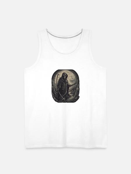 Grim Reaper - Men's Premium Tank - white
