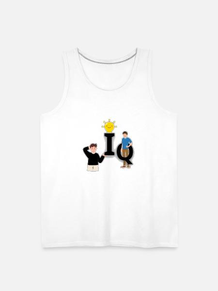 IQ - Men's Premium Tank - white