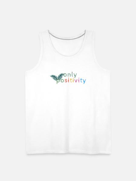 Only Positivity - Men's Premium Tank - white