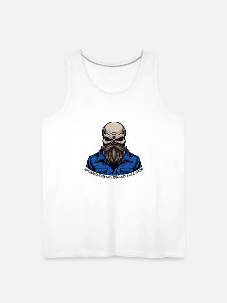 IBA Blue Collar - Men's Premium Tank - white