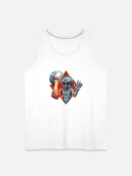 IlluminET101 - Men's Premium Tank - white