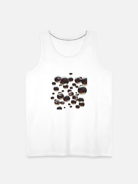 bubbles - Men's Premium Tank - white