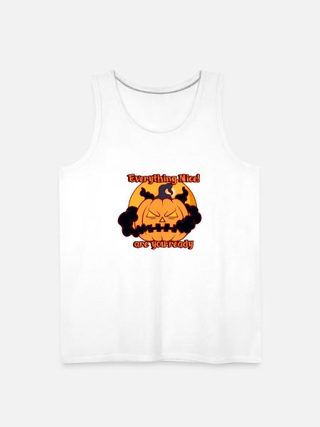 Halloween-everything nice - Men's Premium Tank - white