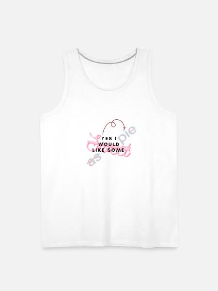 sweet as pie - Men's Premium Tank - white