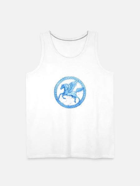 Pegasus - Men's Premium Tank - white