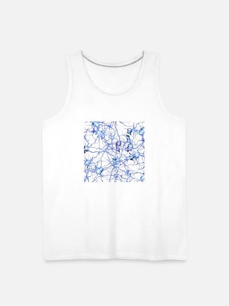 Human Body Cell - Men's Premium Tank - white