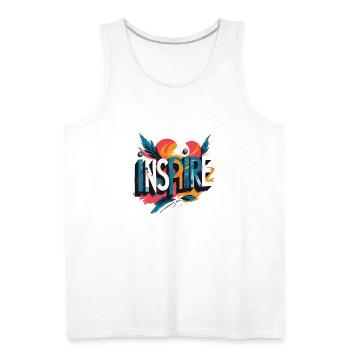 INSPIRE - Men's Premium Tank - white - Front