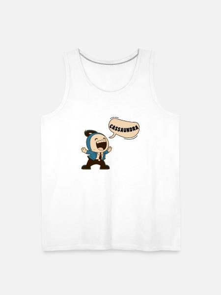 Cassaundra Name 1 1 - Men's Premium Tank - white