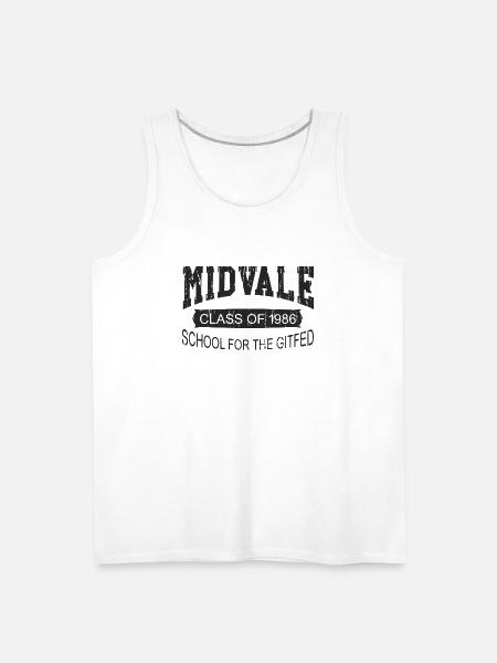 Midvale School for the Gifted Gary Larson the Far - Men's Premium Tank - white